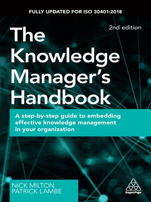 cover image of The Knowledge Manager's Handbook